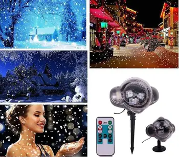 Snowfall LED Lights IP65 Waterproof 2018 Mini Christmas Snowflake Projector Lamp Indoor Outdoor New Year Decoration Light Lamp
Snowfall LED Lights IP65 Waterproof 2018 Mini Christmas Snowflake Projector Lamp Indoor Outdoor New Year Decoration Light Lamp
