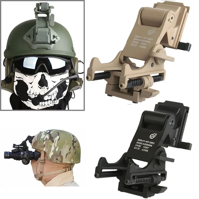 Top quality Airsoft Paintball NVG PVS-7 PSV-14 Rhino Mounts Emerson Night Vision Goggle Helmet Arm Mount Hunting Helmets Accesso
Top quality Airsoft Paintball NVG PVS-7 PSV-14 Rhino Mounts Emerson Night Vision Goggle Helmet Arm Mount Hunting Helmets Accesso