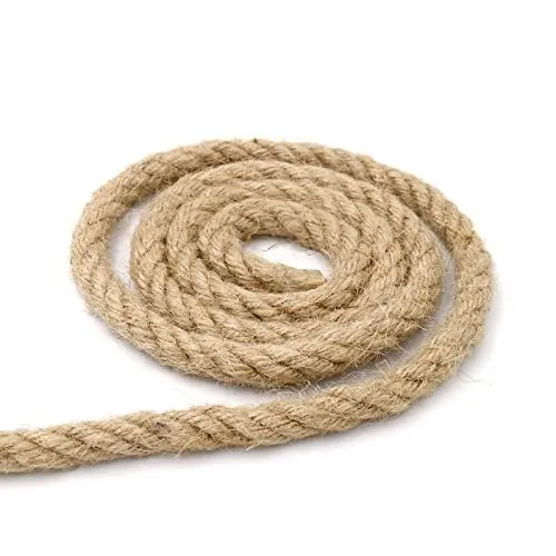 32 Feet Natural Thick Jute Hemp Rope 10MM Strong String Craft for DIY & Arts Crafts,Christmas Gift Packing Floristry Bundling
32 Feet Natural Thick Jute Hemp Rope 10MM Strong String Craft for DIY & Arts Crafts,Christmas Gift Packing Floristry Bundling