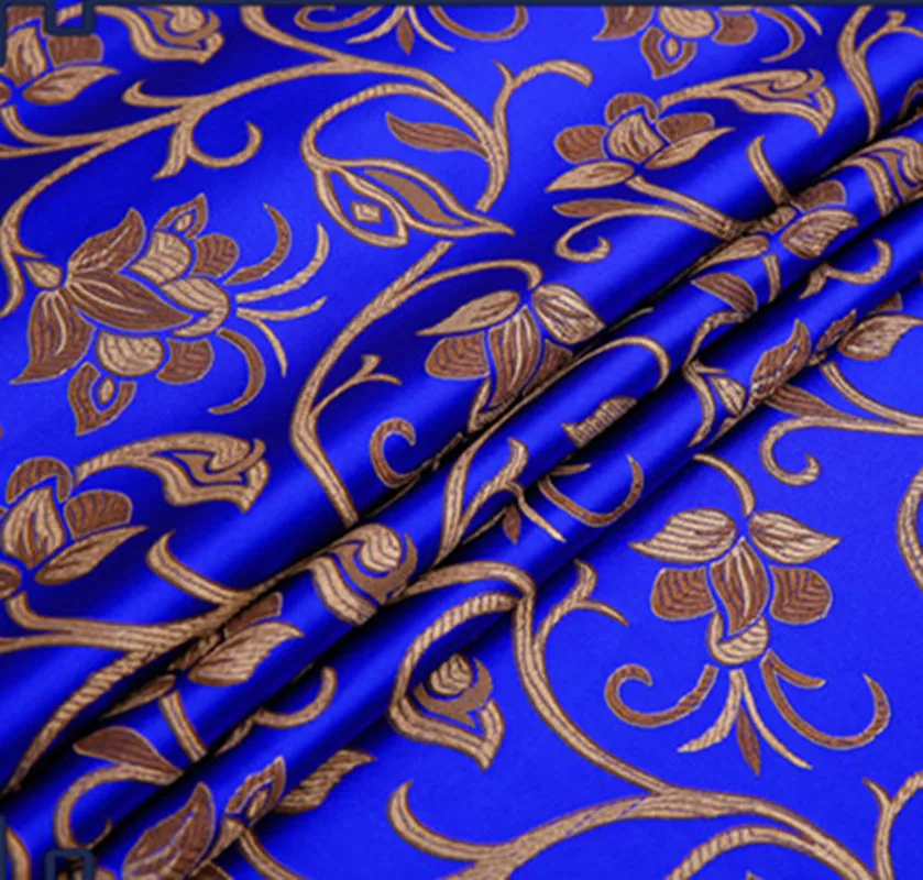 blue Rattan floral Brocade Fabric Damask Jacquard Apparel Costume Upholstery Furnishing crafts Material cushion fabric 75CM*50CM
blue Rattan floral Brocade Fabric Damask Jacquard Apparel Costume Upholstery Furnishing crafts Material cushion fabric 75CM*50CM