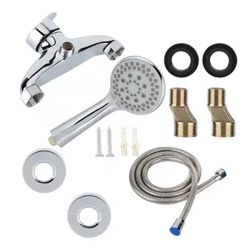 Brass Shower Faucet Water Hot &Cold Mixer Tap with Singlr Handle Set Shower Kit G1/2" Faucet
Brass Shower Faucet Water Hot &Cold Mixer Tap with Singlr Handle Set Shower Kit G1/2" Faucet