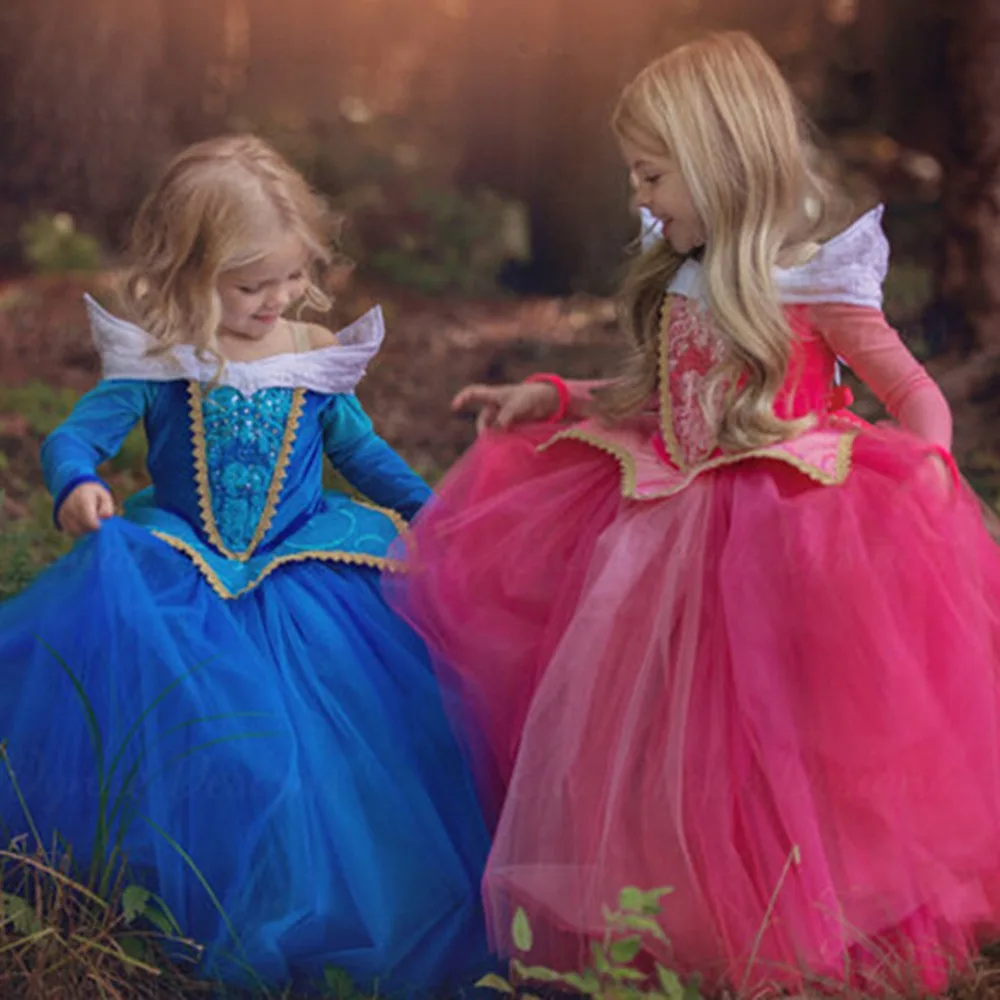 2017 Princess Baby Girls Party Dress Long Sleeping Beauty Costume Gown Cute Girl Dresses Pink Patchwork Cartoon Dress
2017 Princess Baby Girls Party Dress Long Sleeping Beauty Costume Gown Cute Girl Dresses Pink Patchwork Cartoon Dress