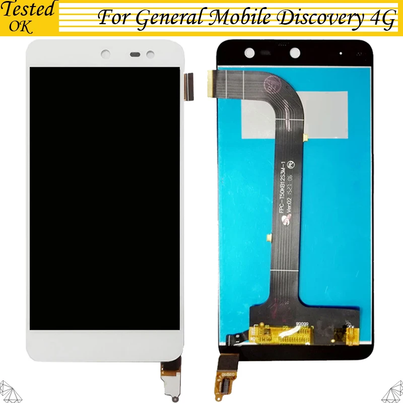 100% Tested Working Black White For General Mobile Discovery 4g LCD Replacement Digitizer Touch Screen + LCD Display Assembly
100% Tested Working Black White For General Mobile Discovery 4g LCD Replacement Digitizer Touch Screen + LCD Display Assembly