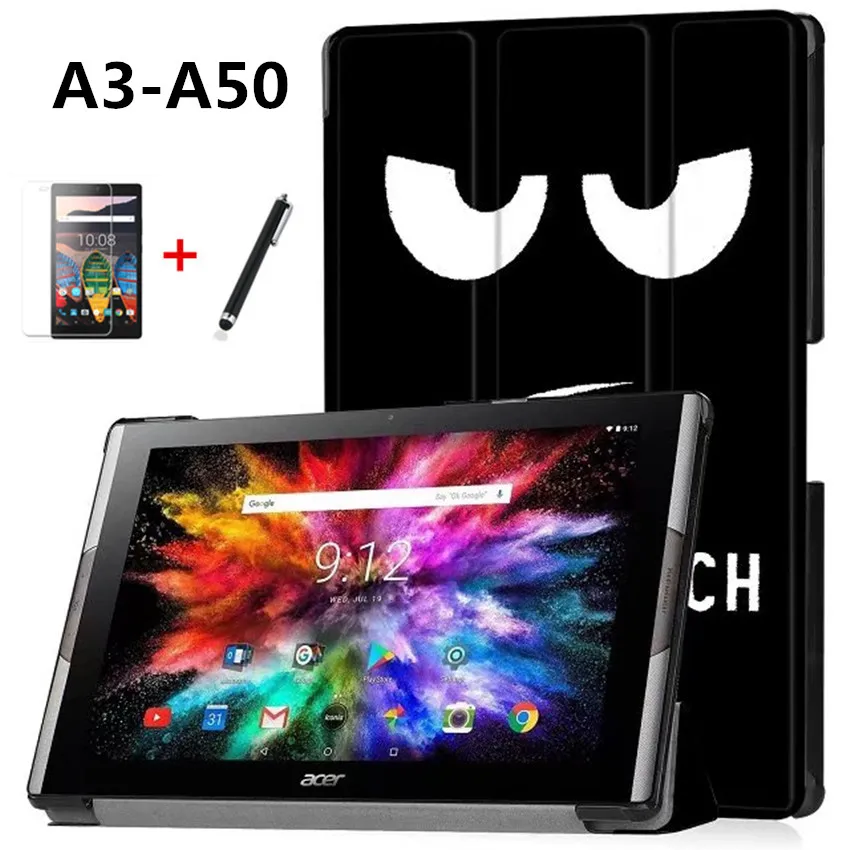 case For 2017 Acer Iconia Tab 10 A3 A50 One 10 A3-A50 10.1 inch Funda Tablet Stand Cases Smart Cover for Iconia Tab 10.1'' +pen
case For 2017 Acer Iconia Tab 10 A3 A50 One 10 A3-A50 10.1 inch Funda Tablet Stand Cases Smart Cover for Iconia Tab 10.1'' +pen