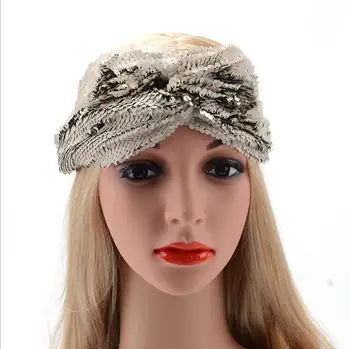 free shipping 120pcs 10''*4.5''knot Sequin Girls Headband Mermaid Elastic Fabric Hairband two tone Wide Head Band For Female
free shipping 120pcs 10''*4.5''knot Sequin Girls Headband Mermaid Elastic Fabric Hairband two tone Wide Head Band For Female