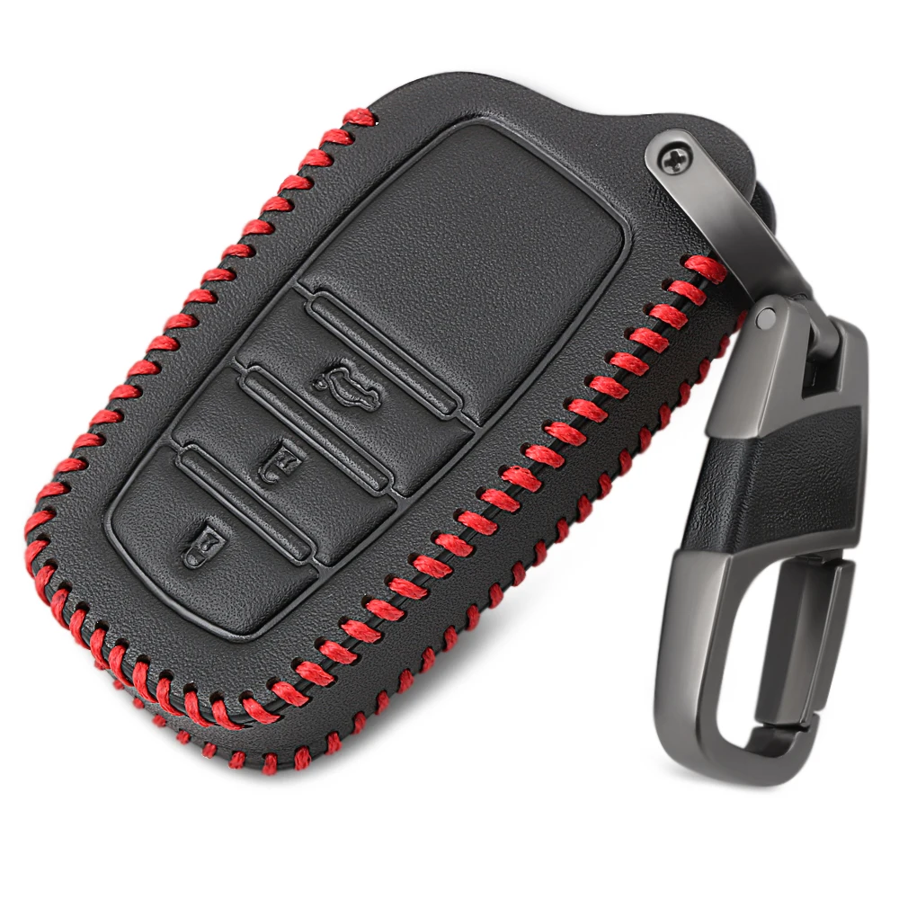 Leather Car Key Cover Case Shell for Toyota Camry Highlander Land Cruiser Prado RAV4 Accessories 2016 2017 2018
Leather Car Key Cover Case Shell for Toyota Camry Highlander Land Cruiser Prado RAV4 Accessories 2016 2017 2018