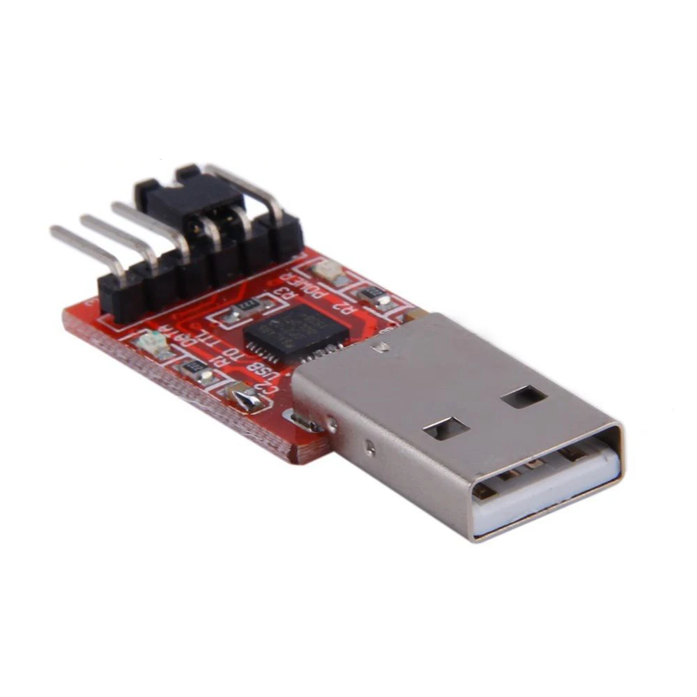 

NEW CP2102 6PINS module USB 2.0 to TTL serial UART converter STC download cable PL2303 Super Brush line upgrade(RED) FOR arduino