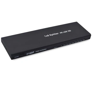 AAAE AAAE 1x8 HDMI Splitter, One In Eight Out HDMI Splitter Audio Video Distributor Amplifier, Support Full HD 3D& /