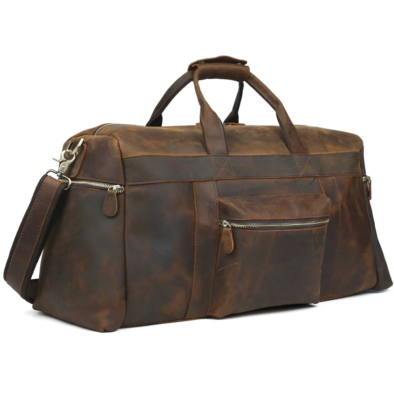Men Fashion Vintage Travel Bag Genuine Leather Travel Duffle Large Capacity Cowhide Luggage Bag Office Trip Portable Duffle Tote
Men Fashion Vintage Travel Bag Genuine Leather Travel Duffle Large Capacity Cowhide Luggage Bag Office Trip Portable Duffle Tote