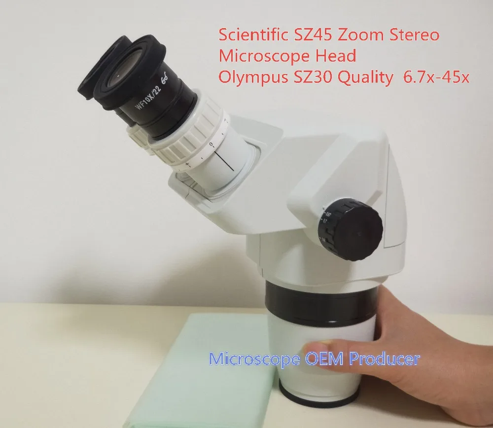 Scientific SZ45 6.7X-45X Binocular Stereo Zoom Microscope Head WF10X Eyepiece as Olympus Microscope Accessories
Scientific SZ45 6.7X-45X Binocular Stereo Zoom Microscope Head WF10X Eyepiece as Olympus Microscope Accessories