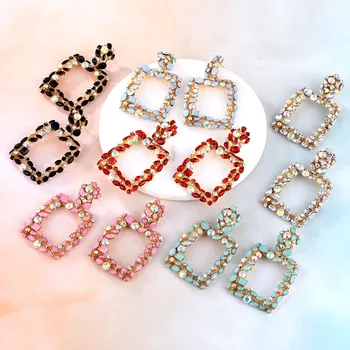 IPARAM Luxury Shining Crystal Geometry Earrings 2019 Fashion Statement Europe and America Large Drop Earrings
IPARAM Luxury Shining Crystal Geometry Earrings 2019 Fashion Statement Europe and America Large Drop Earrings