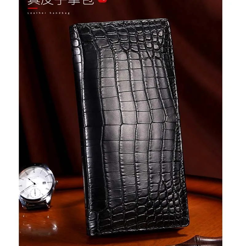 Cestbeau Nile crocodile African crocodile leather wallet long hand bag genuine leather genuine men's bag side crocodile belly
Cestbeau Nile crocodile African crocodile leather wallet long hand bag genuine leather genuine men's bag side crocodile belly