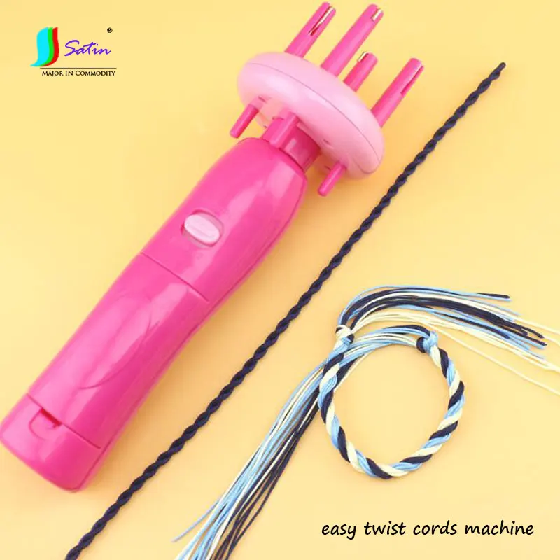 Handmade DIY Tool Automatic Easy Plastic Twist Cords Machine,Simple Rub Rope Machine S0572L
Handmade DIY Tool Automatic Easy Plastic Twist Cords Machine,Simple Rub Rope Machine S0572L