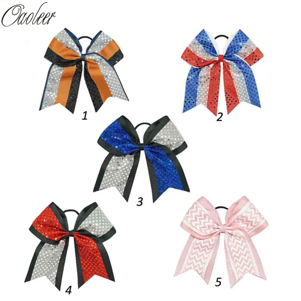 5pcs/lot 7" Sequin American Flag Cheerleading Bow Girls Bling Layers Cheer Bow With Elastic Band Kids Ribbon Hair Accessories
5pcs/lot 7" Sequin American Flag Cheerleading Bow Girls Bling Layers Cheer Bow With Elastic Band Kids Ribbon Hair Accessories