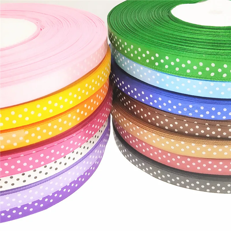 30yards new arrive 3/8" (10mm) Satin ribbon Polka Dots printed ribbon with white dots, DIY hairbow accessories more color
30yards new arrive 3/8" (10mm) Satin ribbon Polka Dots printed ribbon with white dots, DIY hairbow accessories more color