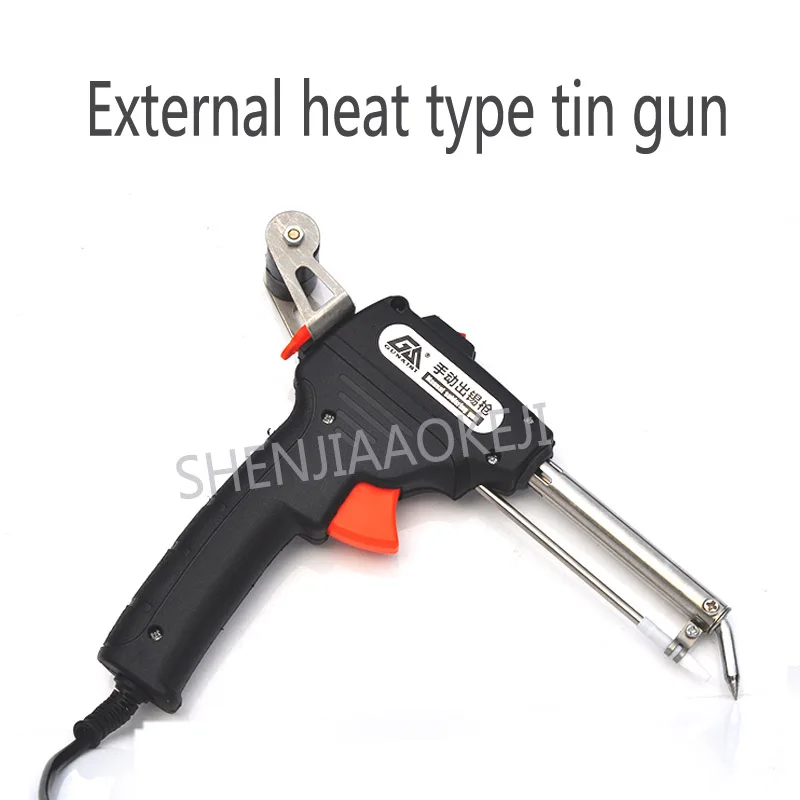 Manual Tin Gun Electric Iron Soldering Gun 220V Send Tin Automatic Soldering Machine 0.6-2.0mm 60W Iron Tin Repair Kit 1PC
Manual Tin Gun Electric Iron Soldering Gun 220V Send Tin Automatic Soldering Machine 0.6-2.0mm 60W Iron Tin Repair Kit 1PC