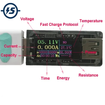 5V USB Multi-function Meter LCD Voltmeter Ammeter Battery Capacity Tester Power Tester Temperature Display
5V USB Multi-function Meter LCD Voltmeter Ammeter Battery Capacity Tester Power Tester Temperature Display
