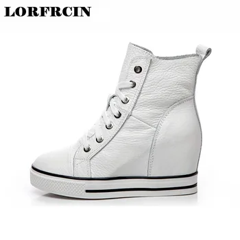 LORFRCIN Super High Heels Height Increased Wedges Women Shoes Lace Up Women Pumps Genuine Leather Platform Shoes Woman 2018
LORFRCIN Super High Heels Height Increased Wedges Women Shoes Lace Up Women Pumps Genuine Leather Platform Shoes Woman 2018