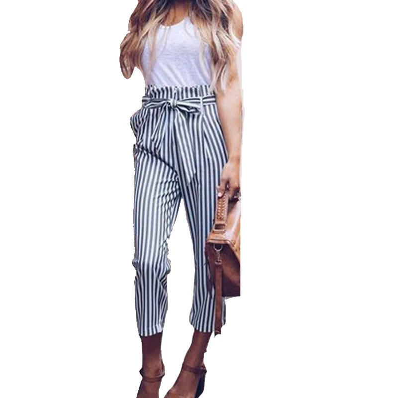 Doyerl Striped High Waisted Pants Women Trousers 2018 Summer Elegant Casual Bow Tie Up Sash Pockets Pants Slacks Palazzo Pants
Doyerl Striped High Waisted Pants Women Trousers 2018 Summer Elegant Casual Bow Tie Up Sash Pockets Pants Slacks Palazzo Pants