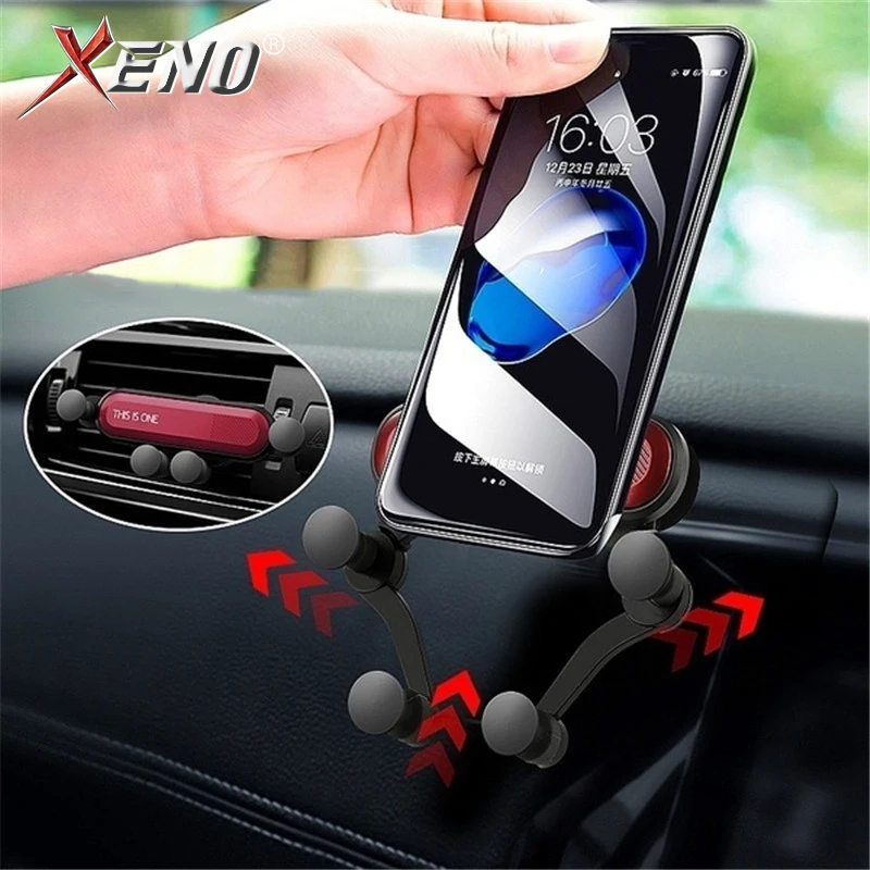 Universal Car Phone Holder For iPhone X XS Max Samsung Huawei Car Air Vent Mount Holder Gravity Mobile Phone Holder navigation
Universal Car Phone Holder For iPhone X XS Max Samsung Huawei Car Air Vent Mount Holder Gravity Mobile Phone Holder navigation