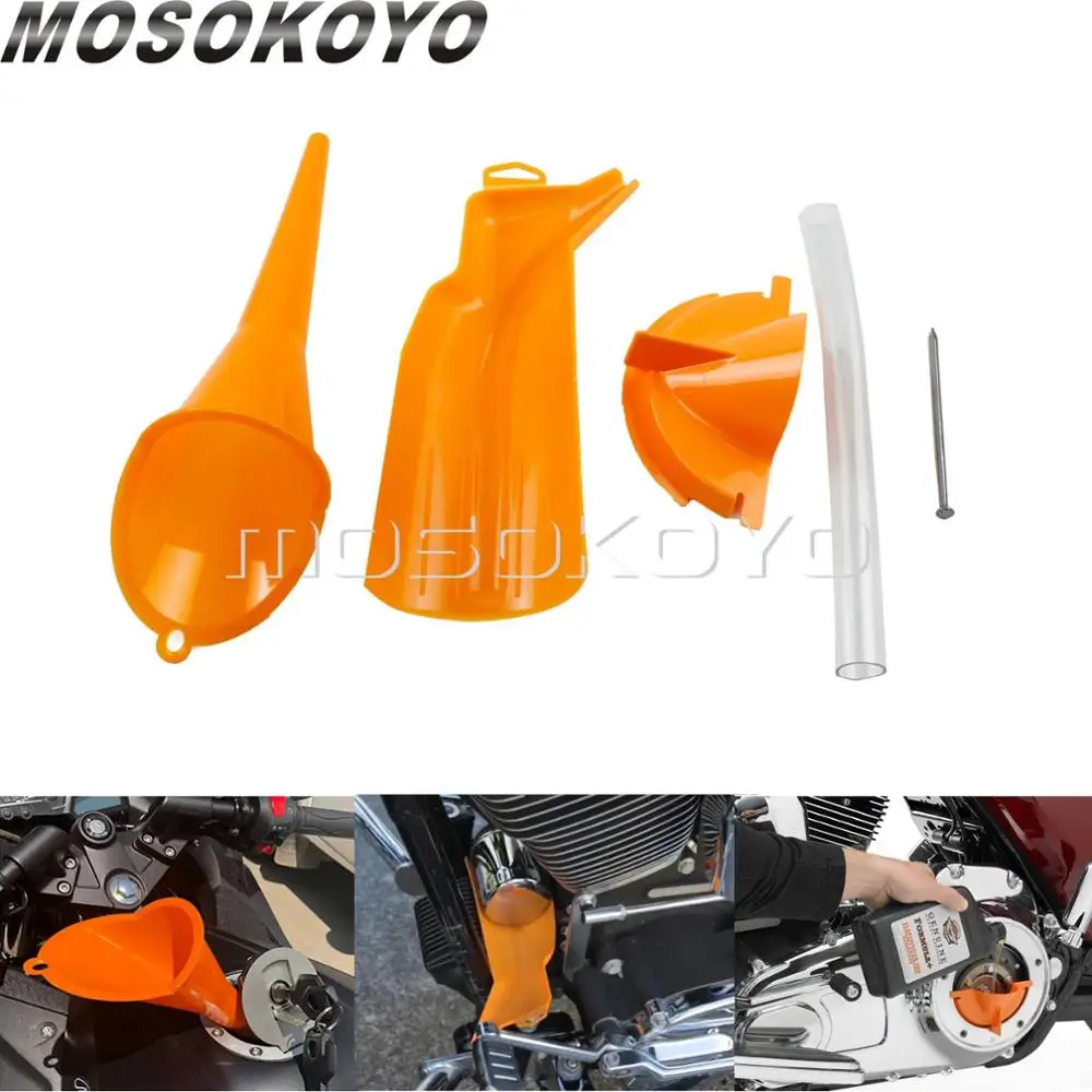 Motorcycle Oil Fill Funnel Oil Filter Funnel Catcher Drain Refueling Tool for Harley Touring Dyna Sportster Softail 1999-2017
Motorcycle Oil Fill Funnel Oil Filter Funnel Catcher Drain Refueling Tool for Harley Touring Dyna Sportster Softail 1999-2017