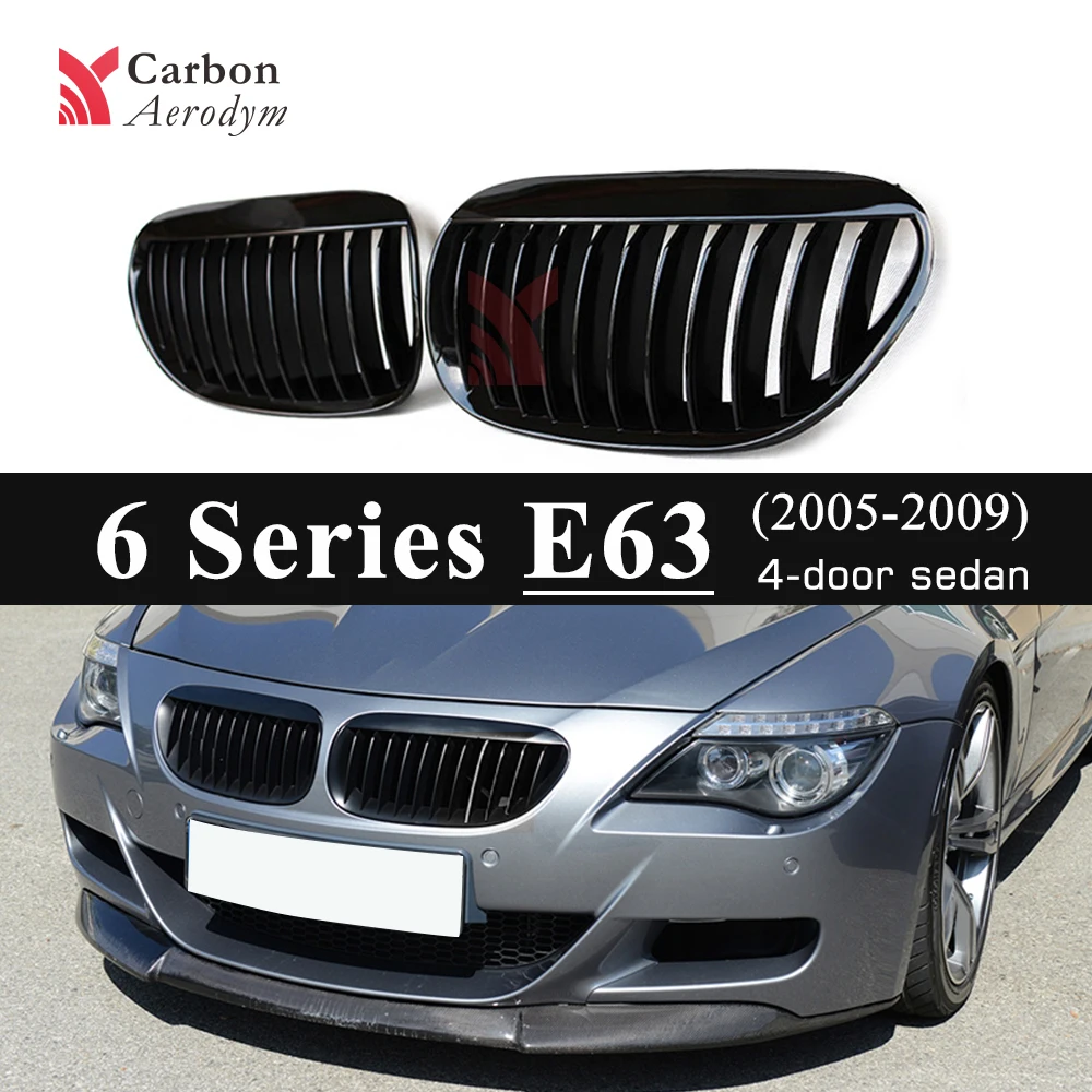 E63 E64 Auto Front ABS Materials Gloss Black 1 Slat Grilles For BMW 6 Series 2-Door Racing Grill e63 e64 2004-2010
E63 E64 Auto Front ABS Materials Gloss Black 1 Slat Grilles For BMW 6 Series 2-Door Racing Grill e63 e64 2004-2010