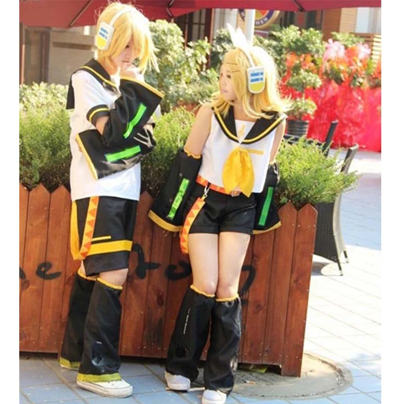 Wholesale Anime Vocaloid Kagamine Rin Sister/Brother Cosplay Costume Wholesale Halloween Christmas Party Uniform
Wholesale Anime Vocaloid Kagamine Rin Sister/Brother Cosplay Costume Wholesale Halloween Christmas Party Uniform