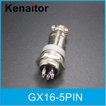 GX16 5 Pin Male & Female 5set(10pcs) Wire Panel Connector GX16 Circular Connector Aviation Socket Plug Free Shipping
GX16 5 Pin Male & Female 5set(10pcs) Wire Panel Connector GX16 Circular Connector Aviation Socket Plug Free Shipping