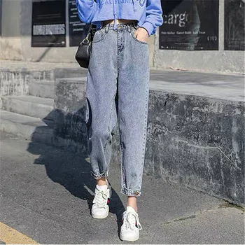 Boyfriend Style push up Denim Jeans Women white jeans 2019 New korean Casual High Waist Button Fly Ripped Pants dzinsy damskie
Boyfriend Style push up Denim Jeans Women white jeans 2019 New korean Casual High Waist Button Fly Ripped Pants dzinsy damskie