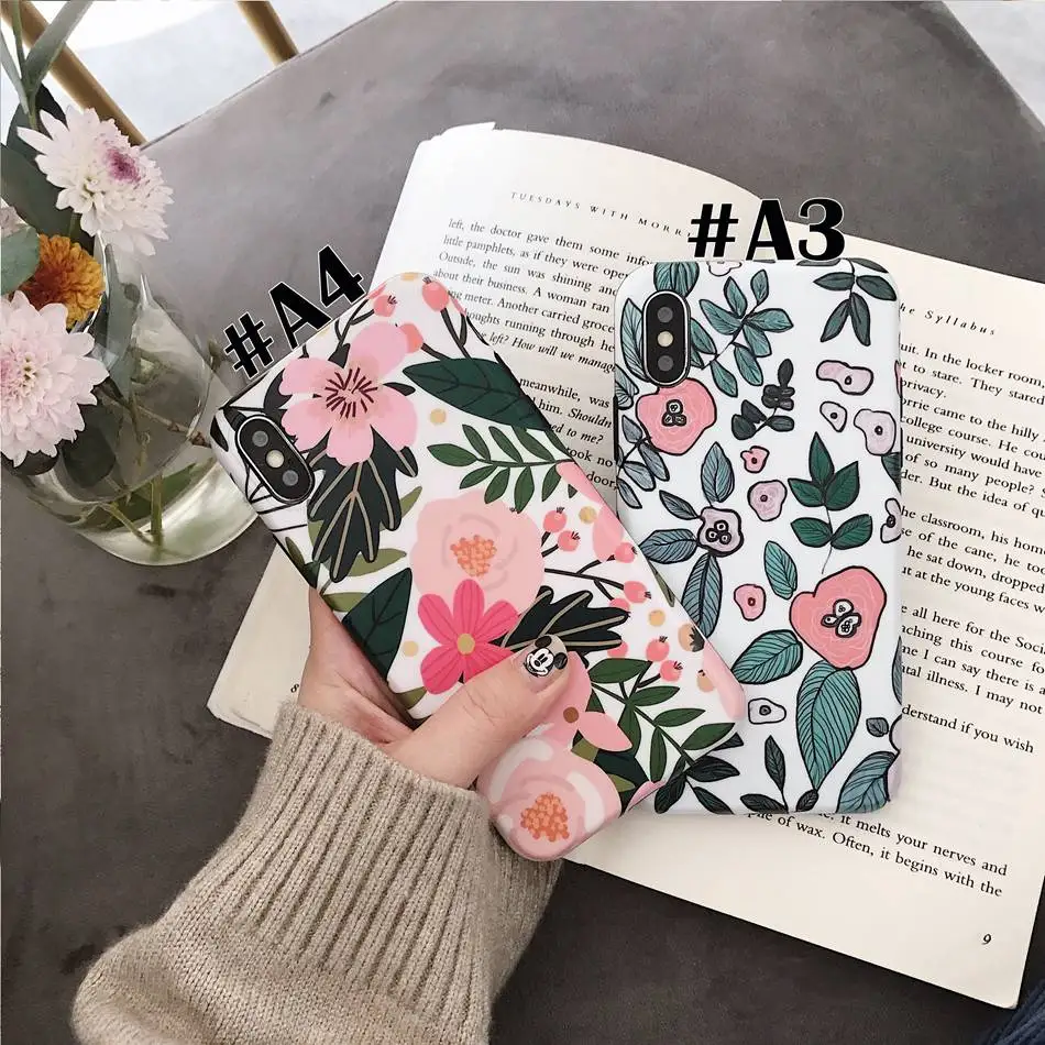 Tropical Flower Leaves Phone Case For iPhone 7 6s 8 Plus Cute Cherry Floral Print Case For iPhone X XS Max XR Soft TPU Cover
Tropical Flower Leaves Phone Case For iPhone 7 6s 8 Plus Cute Cherry Floral Print Case For iPhone X XS Max XR Soft TPU Cover