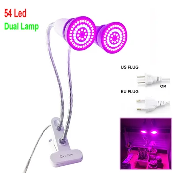 E27 54 Led Plant Grow Light bulb Dual Lamps Desk Clip Holder set for Plants Vegetable Flower Indoor greenhouse hydroponics
E27 54 Led Plant Grow Light bulb Dual Lamps Desk Clip Holder set for Plants Vegetable Flower Indoor greenhouse hydroponics