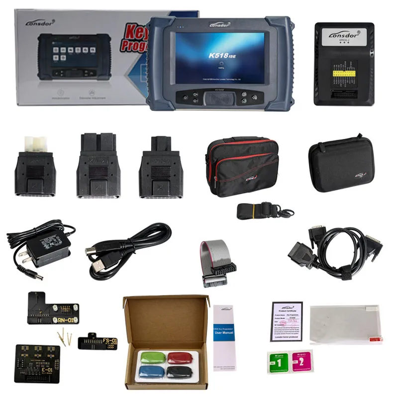 Newest Lonsdor K518ISE Key Programmer with Odometer Adjustment for All Makes Add SKE-LT Smart Key Emulator K518
Newest Lonsdor K518ISE Key Programmer with Odometer Adjustment for All Makes Add SKE-LT Smart Key Emulator K518