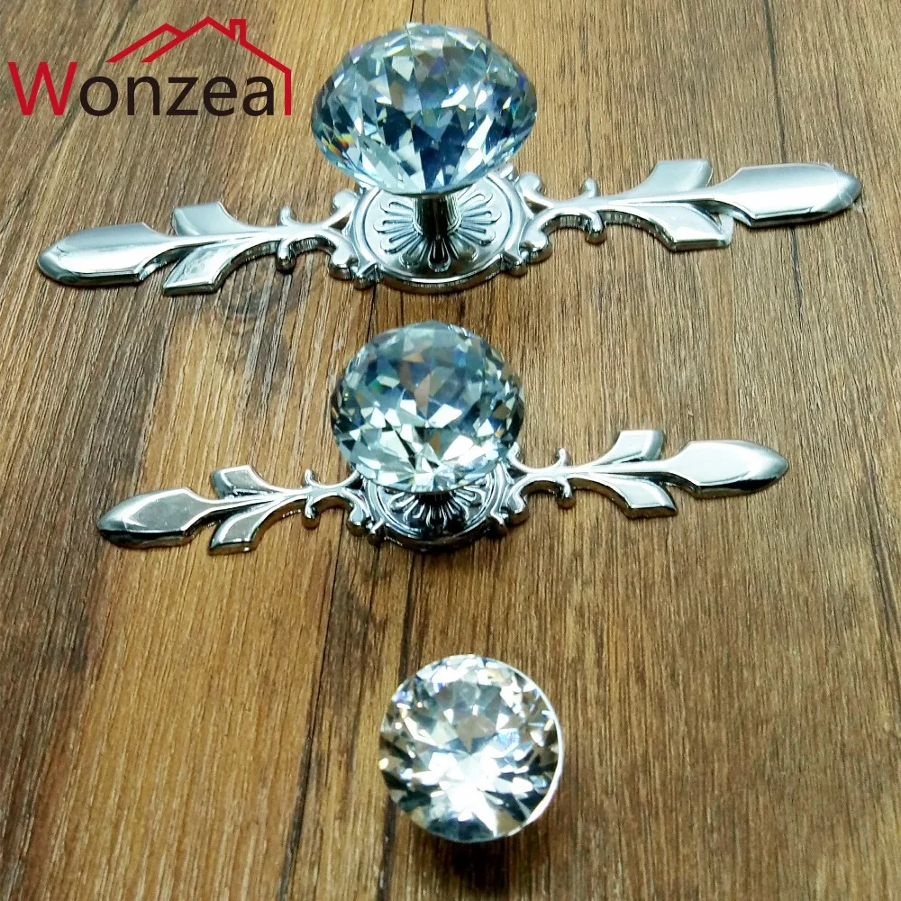 2pcs Crystal zinc alloy Clear color single hole furniture handle pull knob for doors cabinets cupboards
2pcs Crystal zinc alloy Clear color single hole furniture handle pull knob for doors cabinets cupboards