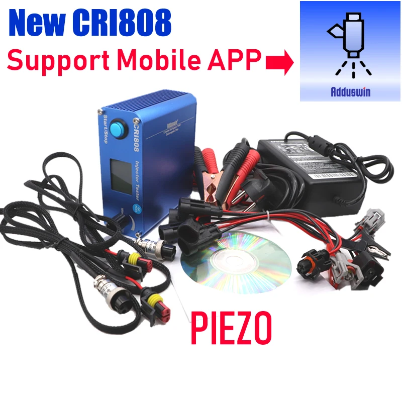 CRI808 Diesel Bluetooth common rail injector tester,electromagnetic and piezo injector tools support Android/windows software
CRI808 Diesel Bluetooth common rail injector tester,electromagnetic and piezo injector tools support Android/windows software