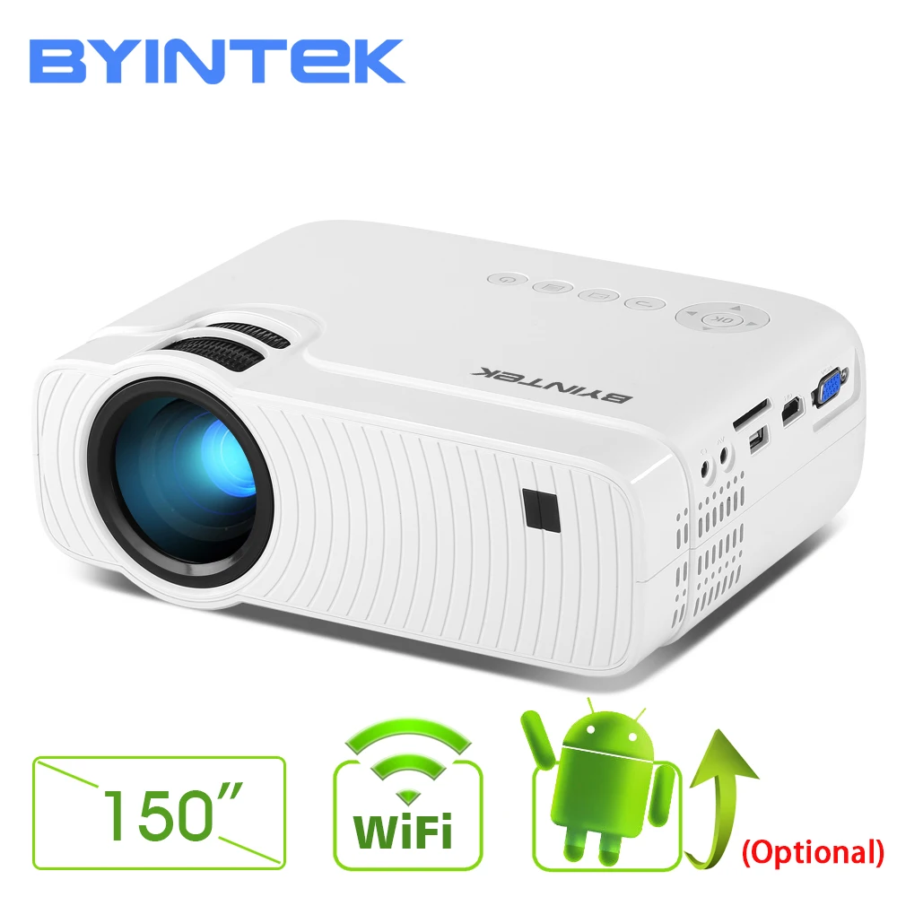BYINTEK SKY K2 150inch LED Mini Micro Portable Video HD Projector with Speaker HD USB For Game Movie 1080P Cinema Home Theater
BYINTEK SKY K2 150inch LED Mini Micro Portable Video HD Projector with Speaker HD USB For Game Movie 1080P Cinema Home Theater