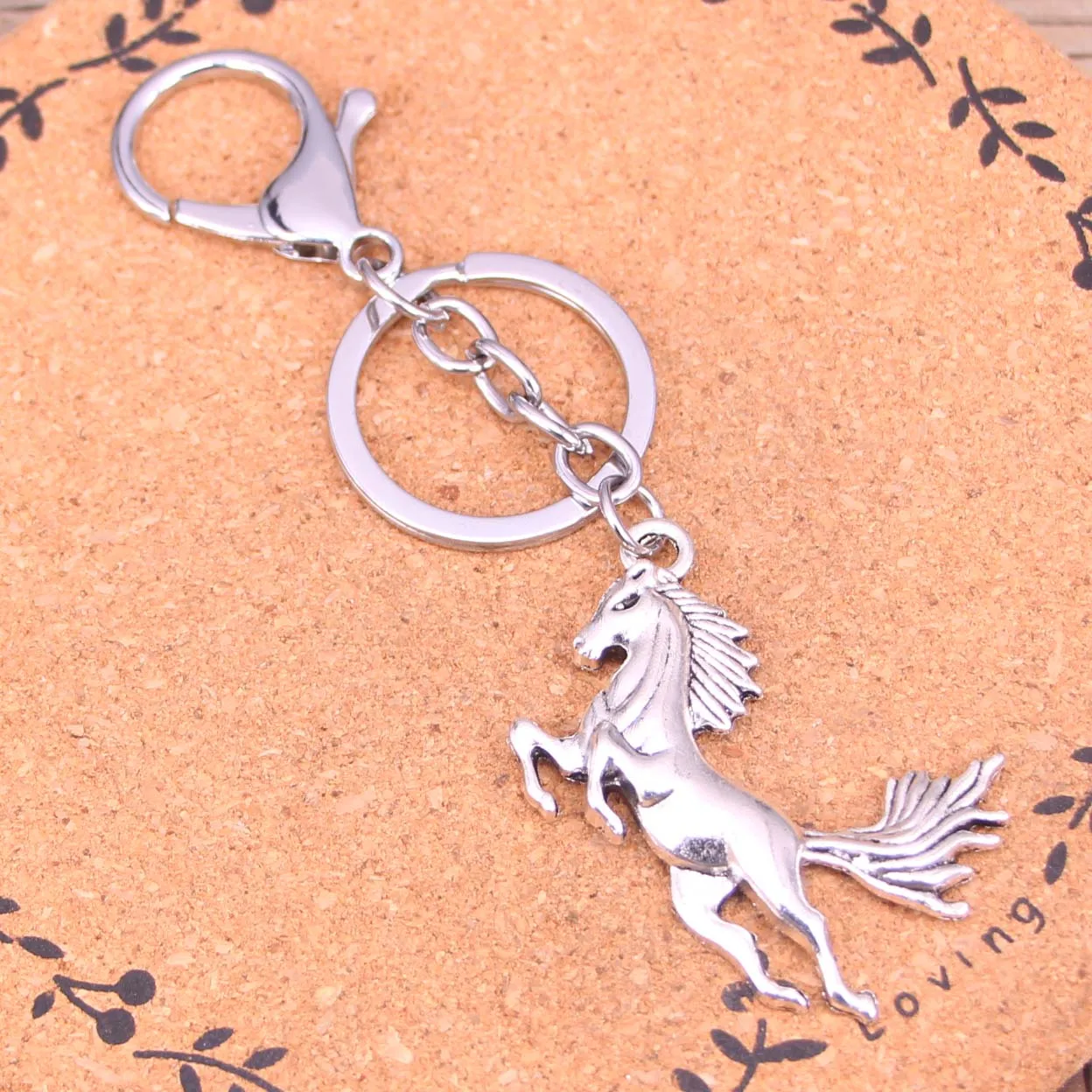 New Creative Chrome plated Metal Key Ring Best Gift running horse Keychain Keyring Free Shipping
New Creative Chrome plated Metal Key Ring Best Gift running horse Keychain Keyring Free Shipping