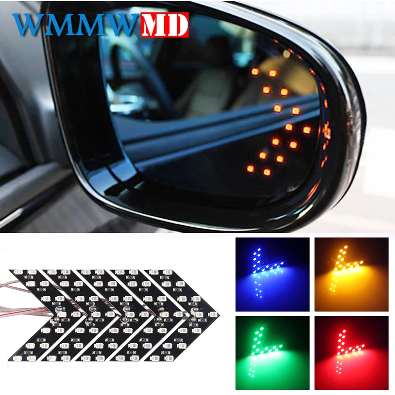 1 piece 14 SMD LED Arrow Panel For Car Rear View Mirror Indicator Turn Signal Light Car LED Rearview Mirror Light Car Styling
1 piece 14 SMD LED Arrow Panel For Car Rear View Mirror Indicator Turn Signal Light Car LED Rearview Mirror Light Car Styling