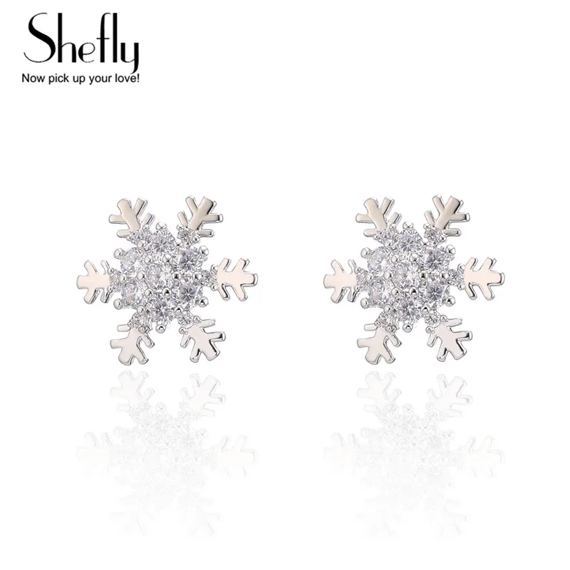 Cute Snowflake Stud Earrings for Women Silver Simple Style Cubic Zirconia Earrings Hot Sale Christmas Birthday Gift 2 Color
Cute Snowflake Stud Earrings for Women Silver Simple Style Cubic Zirconia Earrings Hot Sale Christmas Birthday Gift 2 Color