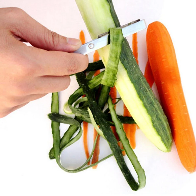 Stainless Steel Peeler Zester Fruit Vegetable Peeler Knife Cutter Zester Grater Super Potato Peeler Kitchen Tool Gadgets 8A0420
Stainless Steel Peeler Zester Fruit Vegetable Peeler Knife Cutter Zester Grater Super Potato Peeler Kitchen Tool Gadgets 8A0420