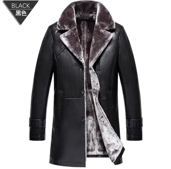 M-3XL HOT 2019 Winter Men's New Fashion Middle-aged fur coat jacket lapel pu purse
M-3XL HOT 2019 Winter Men's New Fashion Middle-aged fur coat jacket lapel pu purse
