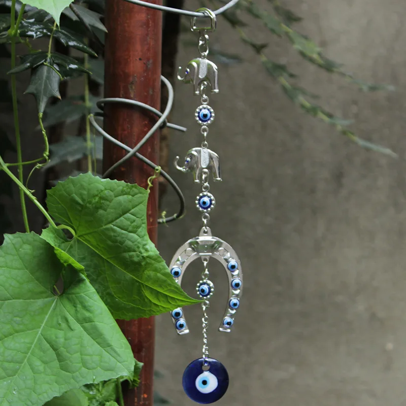 Turkish Blue Evil Eye Rhinestone Elephant Wall Hanging Pendants Amulets Lucky Charms Blessing Protection Home Decor
Turkish Blue Evil Eye Rhinestone Elephant Wall Hanging Pendants Amulets Lucky Charms Blessing Protection Home Decor