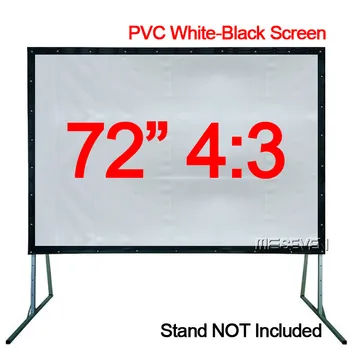 72 inches 4:3 Portable PVC Soft White-Black Screen Wall Mounted Projection Screen Curtain Film for Any Home Theater Projectors
72 inches 4:3 Portable PVC Soft White-Black Screen Wall Mounted Projection Screen Curtain Film for Any Home Theater Projectors