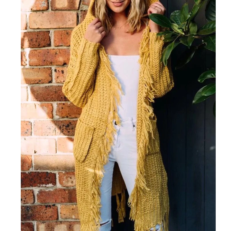 Vogue Nice Long Cardigans Hat Autumn Winter Open Stitch Poncho Knitting Sweater Cardigans V Neck Oversized Cardigan Jacket Coat
Vogue Nice Long Cardigans Hat Autumn Winter Open Stitch Poncho Knitting Sweater Cardigans V Neck Oversized Cardigan Jacket Coat