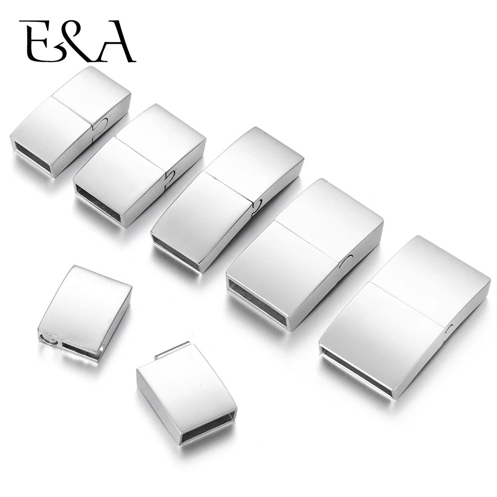 Stainless Steel Magnetic Clasp Rectangle Hole 8*3mm 10*3mm 12*3mm 15*3mm Bracelet Magnet Clasps DIY Jewelry Making Parts Supply
Stainless Steel Magnetic Clasp Rectangle Hole 8*3mm 10*3mm 12*3mm 15*3mm Bracelet Magnet Clasps DIY Jewelry Making Parts Supply