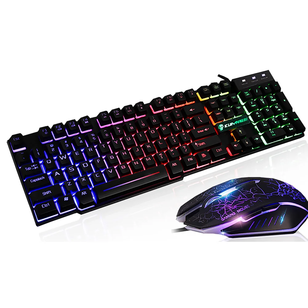 Ergonomic For PC Laptop Home Gaming Combo Wired Keyboard Mouse Set USB Stylish Rainbow Backlight Desktop Durable Mechanical
Ergonomic For PC Laptop Home Gaming Combo Wired Keyboard Mouse Set USB Stylish Rainbow Backlight Desktop Durable Mechanical