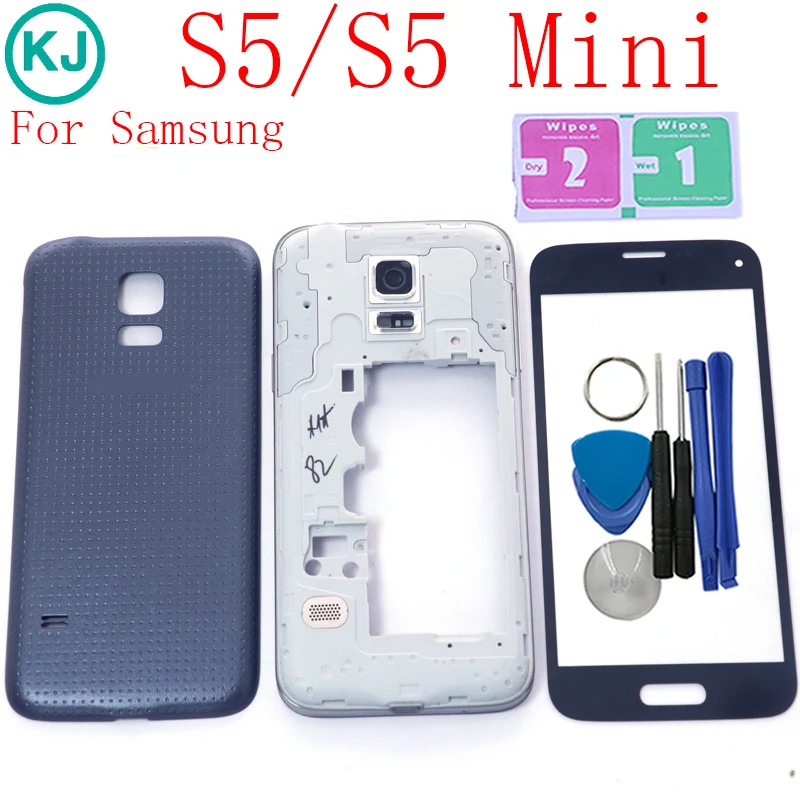 For Samsung Galaxy S5 G900 / S5 Mini G800 Full Housing Middle Frame Board + Battery Cover Back Door Housing For S5 Mini
For Samsung Galaxy S5 G900 / S5 Mini G800 Full Housing Middle Frame Board + Battery Cover Back Door Housing For S5 Mini