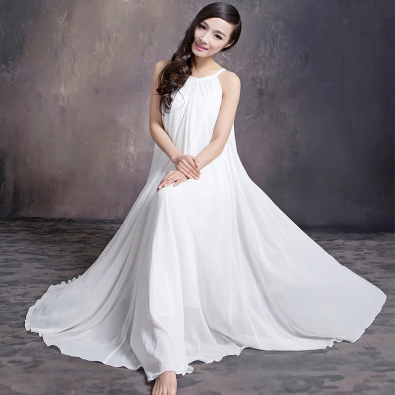 2019 White Floor Length Wedding Gown O Neck Bridal Dresses Gelinlik Vestido De Noiva plus sizes Beach Wedding guest dress
2019 White Floor Length Wedding Gown O Neck Bridal Dresses Gelinlik Vestido De Noiva plus sizes Beach Wedding guest dress