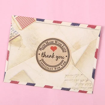 1 Inch Round Kraft Paper Thank You Hand Made With Love With Red Heart Stickers Total 500 Adhesive Labels Per Roll
1 Inch Round Kraft Paper Thank You Hand Made With Love With Red Heart Stickers Total 500 Adhesive Labels Per Roll