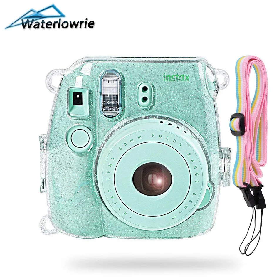 Waterlowrie Camera Bag Shining Transparent Plastic Cover Protect Case For Fujifilm Fuji Instax Mini 9 8 8+ Instant with Strap
Waterlowrie Camera Bag Shining Transparent Plastic Cover Protect Case For Fujifilm Fuji Instax Mini 9 8 8+ Instant with Strap