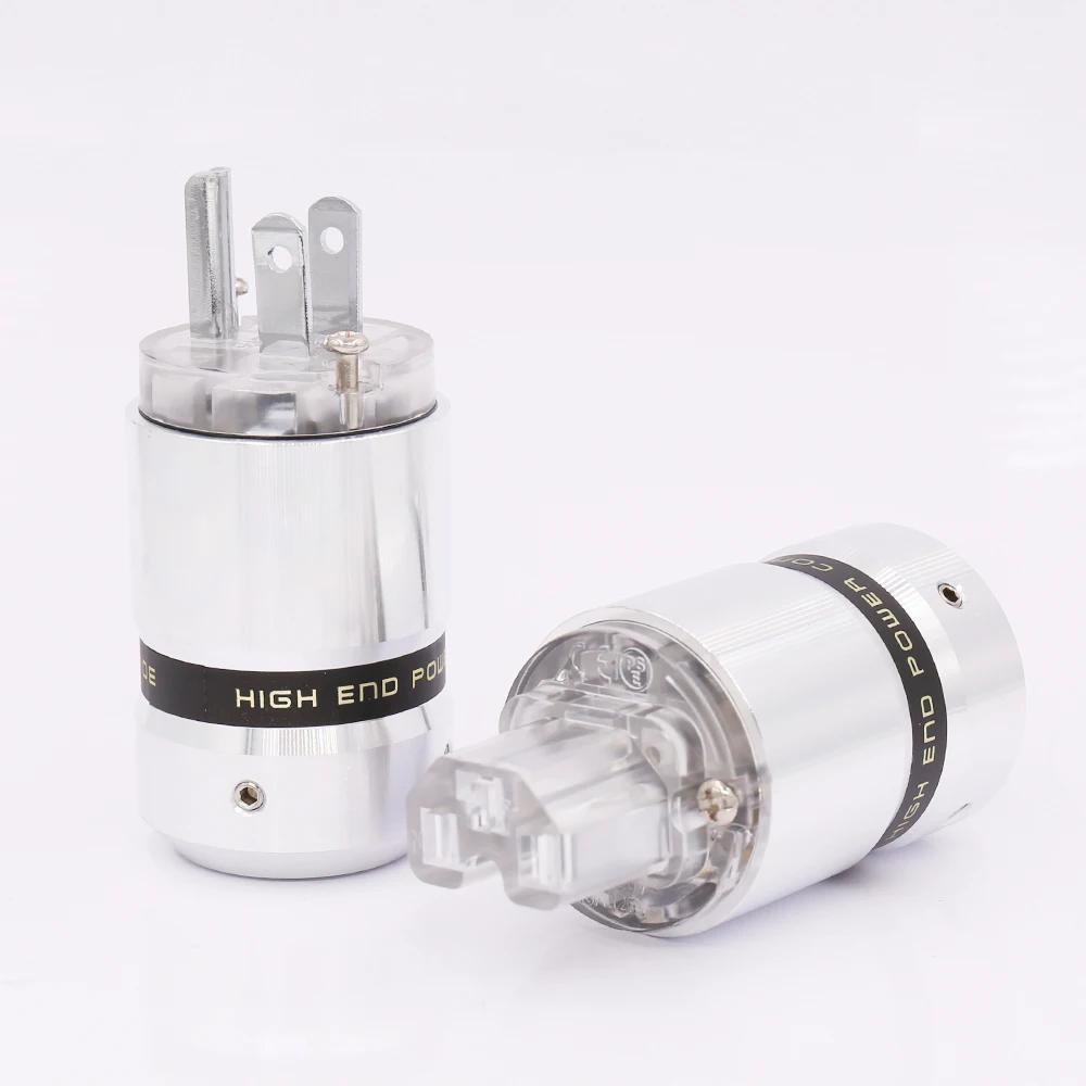 Hi-End US Power Cable Plug IEC Connector Rhodium Plated Female male Plug Power Cable
Hi-End US Power Cable Plug IEC Connector Rhodium Plated Female male Plug Power Cable